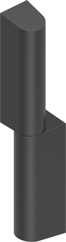 180° Scharnier, polyamide GF zwart