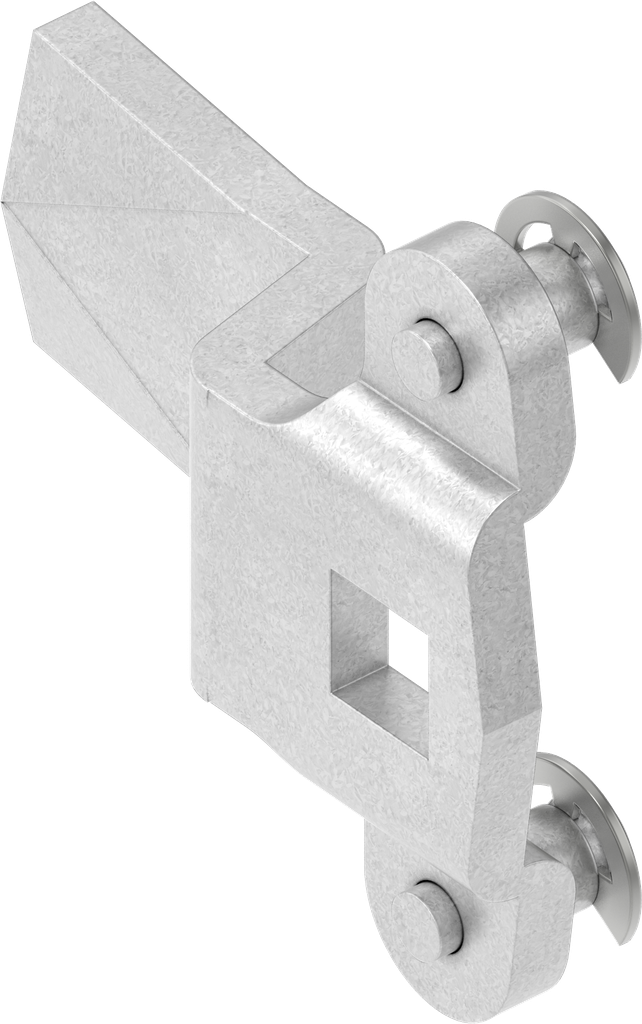 3-point cam, Steel zinc-plated