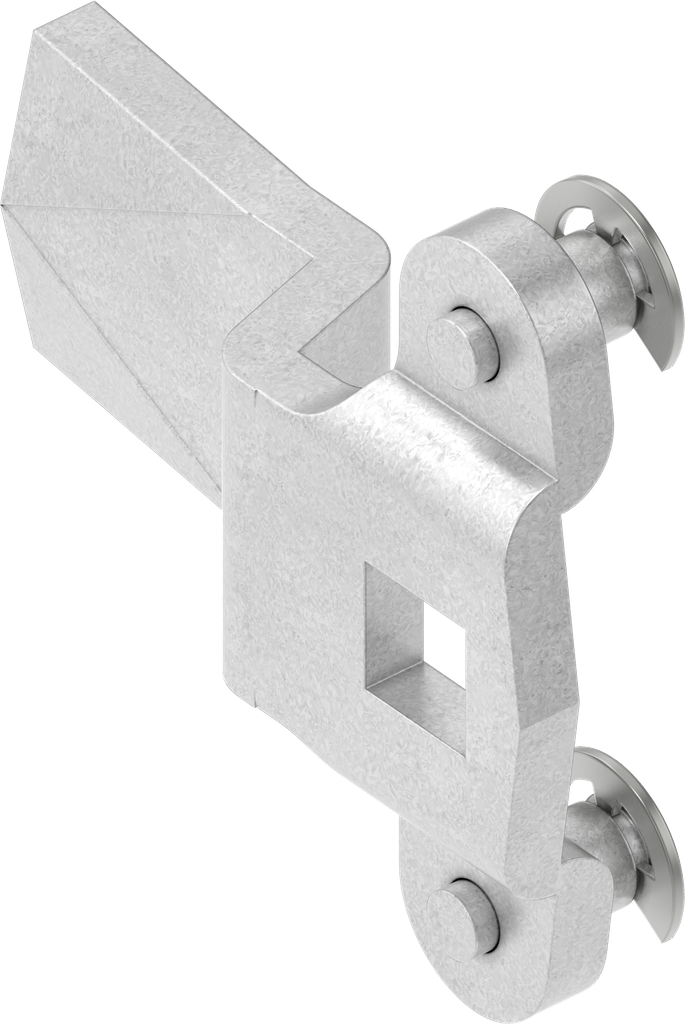 3-point cam, Steel zinc-plated