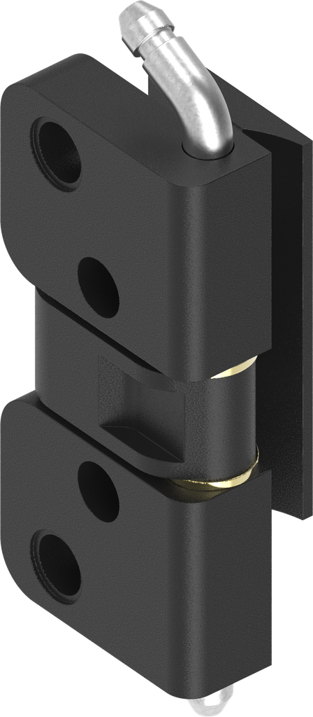 120° Hinge, Zinc die black powder-coated