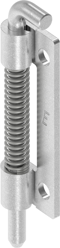 charnière à goupille à droite, acier zingué