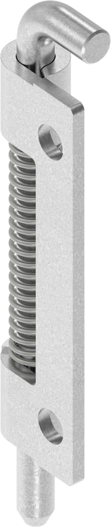Cerniera a spina con molla sinistra, acciaio zincato