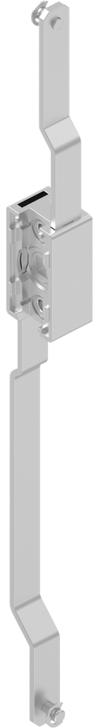 Crémone pour tringles plates, inox AISI 316