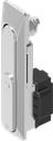 Swinghandle 1154 with RC2 for profile half cylinder 40 mm (A = 30 mm), Stainless steel AISI 316