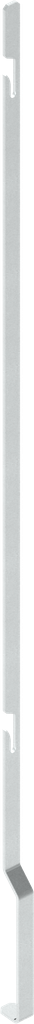 Flachstange mit Ausklinkung für schmalen Verkantungsraum oben, Stahl verzinkt