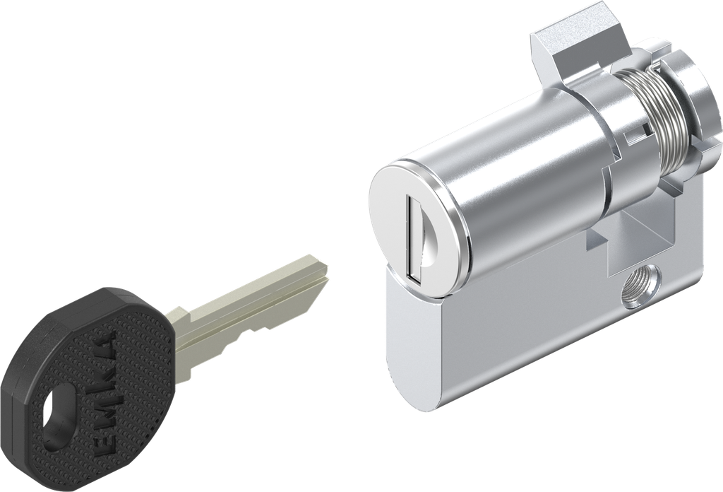 Profile half cylinder with round cylinder keyed EK 333, Zinc die