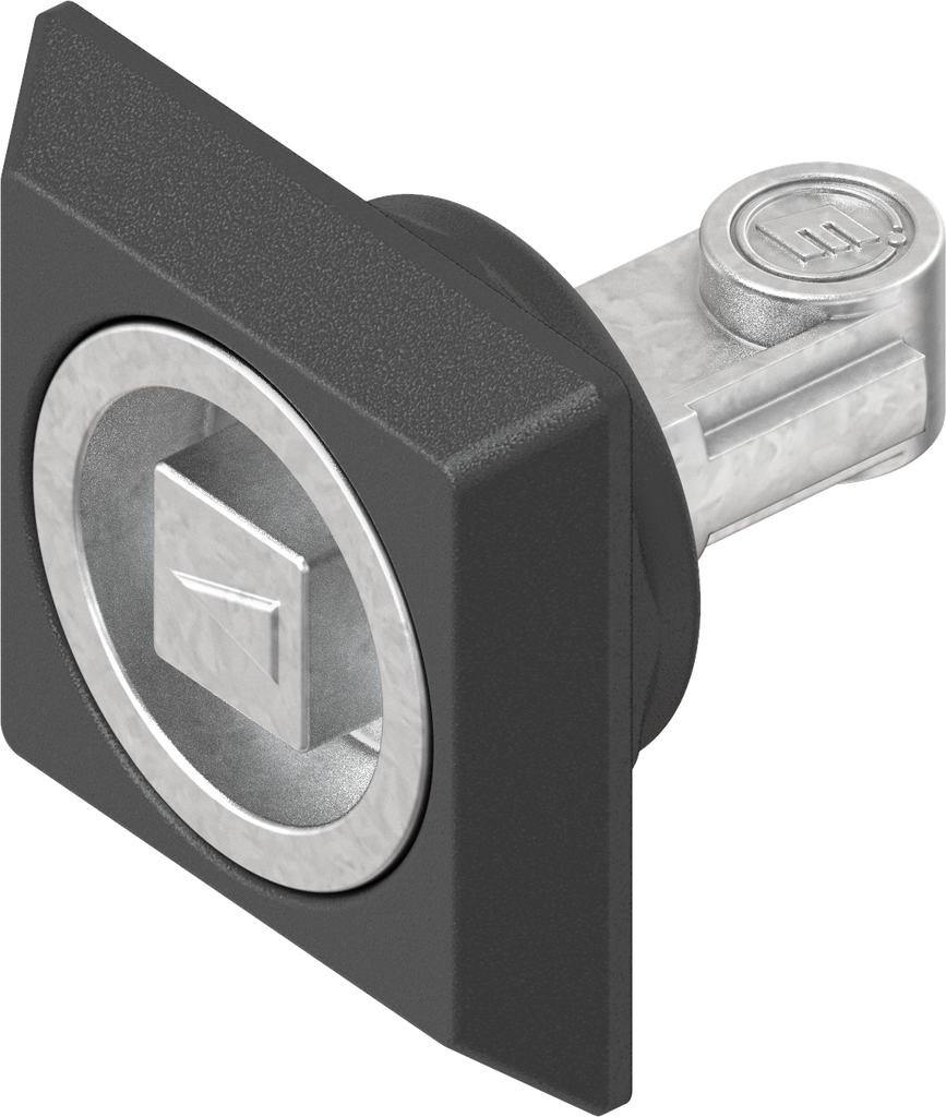 Insert part square 8, Zinc die zinc-plated