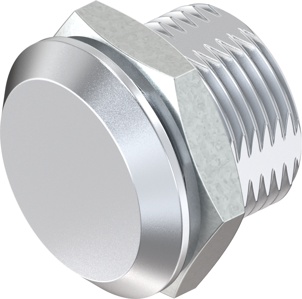 Blind plug, Zinc die chrome-plated