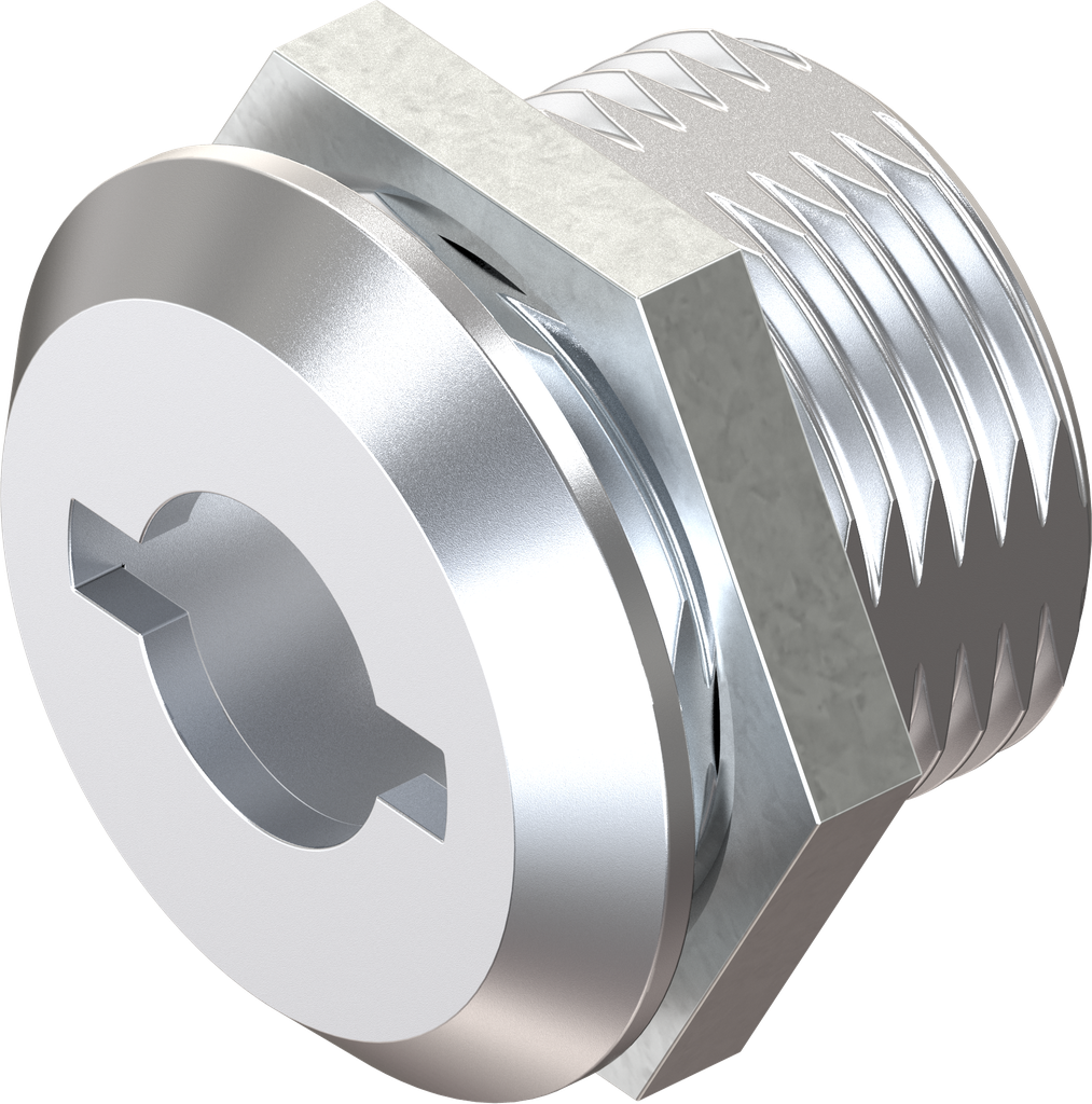 Key guide for double bit, Zinc die chrome-plated