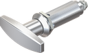 T-handle quarter turn, non-keyed, Zinc die chrome-plated