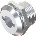 Key guide for double bit, Zinc die chrome-plated