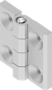 180° Hinge, Stainless steel AISI 316 pickled and passivated