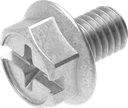 Locking screw M6 x 8, Steel zinc-plated