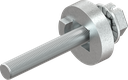 Spacer with screw, Zinc die raw