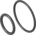 O-ring set for bezel foamed, Perbunan